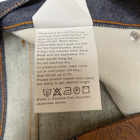 Naked & Famous Denim Jeans Men's Skinny Guy Dirty Fade Selvedge Sz 38 - Picture 10 of 11